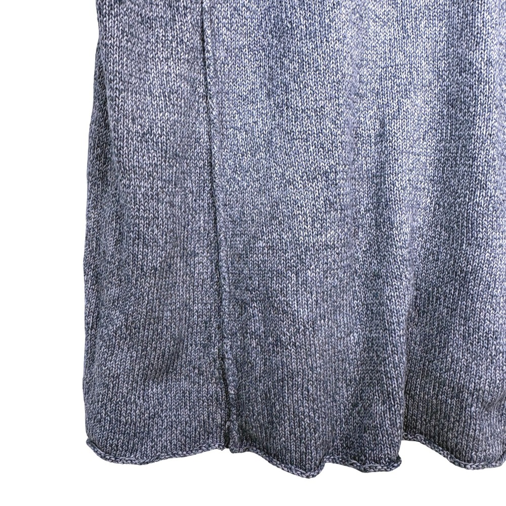 Eileen Fisher Long Sleeve Silk/Cotton Sweater Top 2X Blue Lagenlook Coastal - Picture 7 of 11